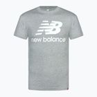 Tricou pentru bărbați New Balance Essentials Stacked Logo grey