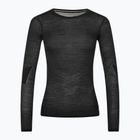 Bluză termică damă Smartwool Intraknit Merino 200 Crew black/white