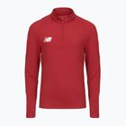 Pulover de fotbal pentru copii New Balance Training 1/4 Zip tricotat maroon NBEJT9035