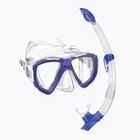 Set de snorkeling  Mares Combo Trygon blue/white/clear