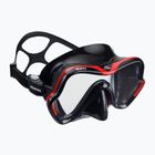 Mares One Vision mască de scufundări negru/roșu 411046