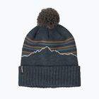 Căciulă de iarnă Patagonia Powder Town Beanie fitz roy stripe knit/smolder blue