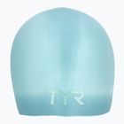 Cască de înot  TYR Long Hair Wrinkle Free Silicone light blue