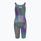 Costum de baie întreg pentru femei TYR Avictor 2.0 Luminins Open Back elec lime