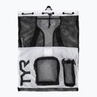 Sac de înot TYR Big Mesh Mummy Bag 40 l white