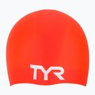 Cască de înot TYR Wrinkle Free Silicone bright red