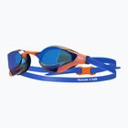Ochelari înot TYR Tracer-X RZR Mirrored blue/orange