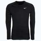Tricou de antrenament pentru bărbați Nike Pro Warm LS negru CU6740-010
