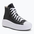 Teniși pentru femei Converse Chuck Taylor All Star Move Platform Leather black