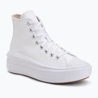 Teniși pentru femei Converse Chuck Taylor All Star Move Platform Leather white