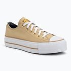 Încălțăminte pentru femei Converse Chuck Taylor All Star Lift Platform Herringbone Stripe utility sunflower/trek tan