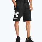 Pantaloni scurți de antrenament pentru bărbați Under Armour Rival Fleece negru 1357118