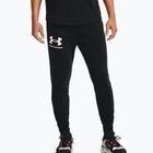 Pantaloni de trening pentru bărbați Under Armour Ua Rival Terry Jogger 001 negru 1361642-001