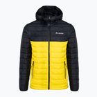 Columbia Powder Lite Hooded jachetă de puf pentru bărbați negru/galben 1693931