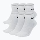Șosete Nike Everyday Cushioned 6 perechi white/black