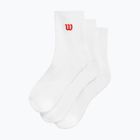 Șosete Wilson Quarter Top 3 perechi bright white