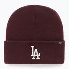 Căciulă de iarnă 47 Brand MLB Los Angeles Dodgers Haymaker dark maroon