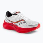 Pantofi de alergare pentru bărbați Saucony Endorphin Speed 3 alb/blck/vizi