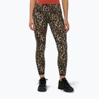 Colanți de antrenament pentru femei Sweaty Betty Power Piping Workout 7/8 brown ink leopard print
