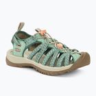 Sandale de trekking pentru femei KEEN Whisper granite green/peach parfait