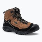 Încălțăminte de trekking pentru bărbați KEEN Targhee IV Mid Wp wide bison /brindle