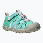 KEEN Seacamp II CNX sandale pentru copii aqua/giggle roz