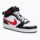 Încălțăminte pentru copii Nike Court Borough Mid 2 white/white/black/university red