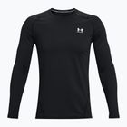 Longsleeve de antrenament pentru bărbați Under Armour CG Armour Fitted Crew black/white