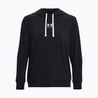 Bluză pentru femei Under Armour Rival Terry Hoodie black/white