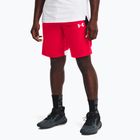 Pantaloni scurți de baschet pentru bărbați Under Armour Baseline 10In 600 roșii 1370220-600-LG