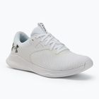 Încălțăminte de antrenament pentru femei Under Armour W Charged Aurora 2 white/white/metallic warm silver