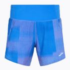Pantaloni scurți de alergare pentru femei Brooks Chaser 5" blue altitude print
