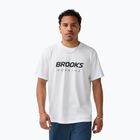 Tricou de alergare pentru bărbați Brooks Graphic white/black