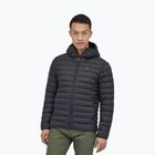 Geacă cu puf pentru bărbați Patagonia Down Sweater Hoody black