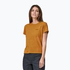 Tricou pentru femei Patagonia P-6 Logo Responsibili-Tee dried mango