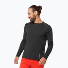 Longsleeve de alergare pentru bărbați Salomon Sense Aero Seamless Tee deep black