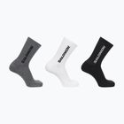 Salomon Everyday Crew 3 perechi de șosete de trekking negru/alb/med gri