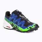 Pantofi de alergare pentru bărbați Salomon Spikecross 6 GTX negru/surf the web/gecko verde