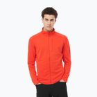 Bluză de trekking pentru bărbați Salomon Essential Lightwarm FZ cherry tomato
