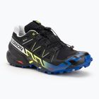 Încălțăminte de alergare pentru bărbați  Salomon Speedcross 6 Gtx Fan Fire black/surf the web/safety yellow