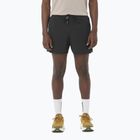 Pantaloni scurți de alergare pentru bărbați Salomon SHAKEout Core 5" deep black