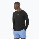 Longsleeve de alergare pentru bărbați Salomon SHAKEout Core deep black