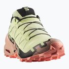 Pantofi de alergare damă Salomon Speedcross 6 GTX lime cream/mahogany rose/black