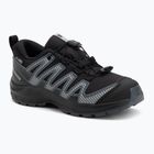 Încălțăminte de trekking pentru copii Salomon XA Pro 3D V8 Waterproof black/turbulence/quarry
