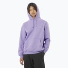Hanorac pentru bărbați Salomon Logo Hoodie violet tulip