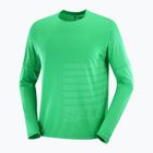 Longsleeve de alergare pentru bărbați Salomon Sense Aero Tee GFX parakeet/spearmint