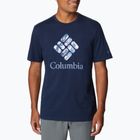 Tricou de trekking pentru bărbați Columbia Rapid Ridge Graphic bleumarin 1888813470