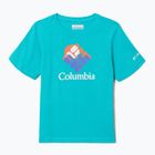 Columbia Valley Creek Graphic tricou de trekking pentru copii albastru 1989781454