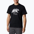 Tricou de trekking pentru bărbați Columbia Rockaway River Graphic negru 2036401