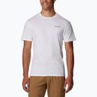 Tricou de trekking pentru bărbați Columbia North Cascades white/csc box logo